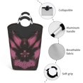 thumbnail image 2 of DouZhe 50L Rectangular Laundry Basket, Trendy Style Vaporwave Prints Waterproof Foldable Laundry Hamper with Aluminum Handles, 2 of 6