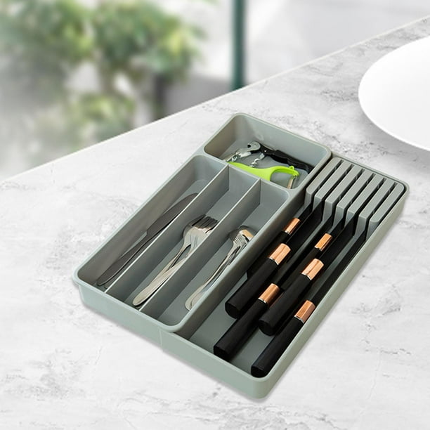 Bandeja para cubiertos bandeja para cubiertos para tenedor cuchillo cucharas para cocina practica bandeja para utensilios organizador de cajones Bodega Aurrera en linea