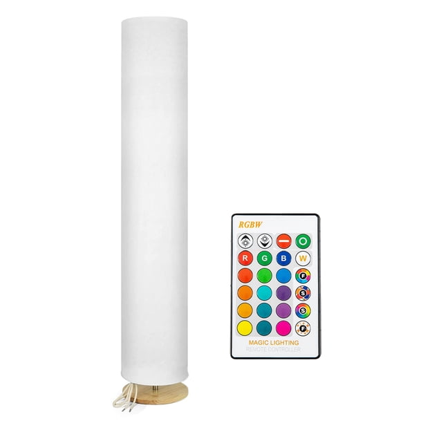 Lámpara de pie LED de tela suave AC110-220V 14W Luz de pie con controlador 5 niveles de brillo regu Meterk Lámpara de piso