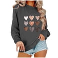 thumbnail image 2 of RKSTN Blouses pour Femmes Mode Imprimée Décontractée Manches Longues Dames Chandails en Molleton Amples Sans Capuche Blouses pour Femmes Habillées Décontractées, 2 of 3