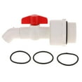 thumbnail image 2 of Robinet de Tambour en Plastique avec Joint d'Étanchéité pour Récipients de Barillet 2 Pouces de Raccordement 1 Pouce, 2 of 8