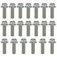 thumbnail image 1 of Pernos de acero inoxidable, 20 piezas Pernos de tornillo M10x1.5 Pernos de tornillo de perno hexagonal grueso Funcionalidad versátil Jadeshay A, 1 of 8