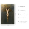 thumbnail image 2 of HAUS AND HUES Gothic Wall Decor - Bats Poster Witchy Wall Decor, Gothic Paintings Witch Poster Vintage Poster Scary Posters Creepy Artwork Goth Posters Wicca Wall Decor The Bat Woman (Unframed 24x36), 2 of 6