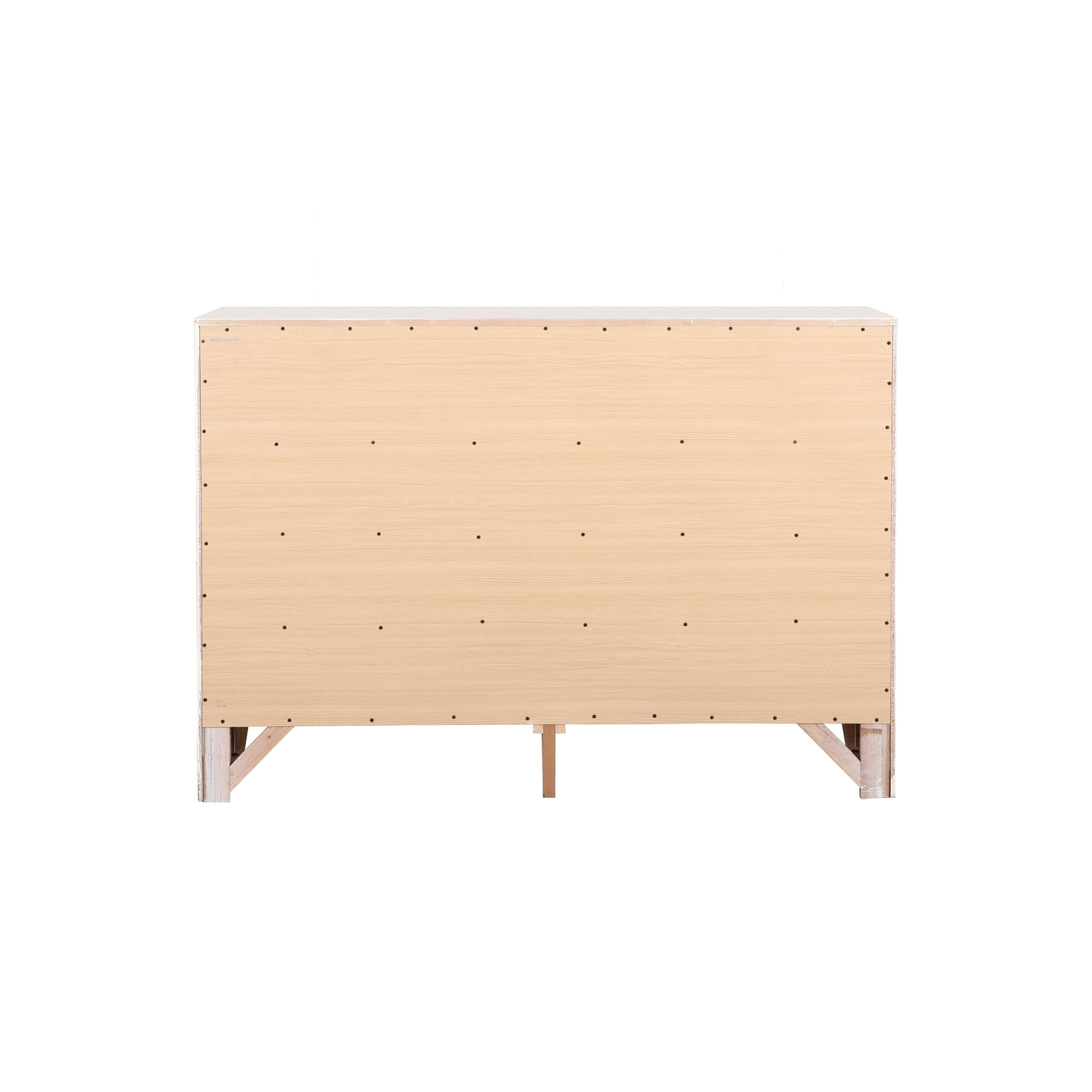 Glory Furniture Marilla 8-Drawers Bedroom Dresser in White