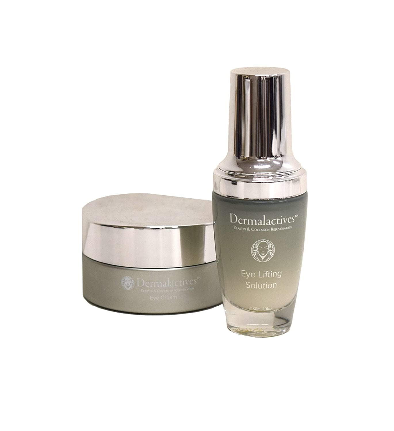 Dermalactives Eye Lifting Solution and Eye Cream Set Unique Eye