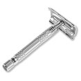 thumbnail image 2 of Er na Stainless Steel Manual Safety Razor Set for Men Barber Shaver Hair Beard Remove Tool Double Edge Barbeador Razor with 1 Blade,green, 2 of 15