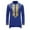 Blue, variant on LUOGENLI Male T-shirts for Mens Mens Abaya Thobe Arabic Longline T Shirts Henley Kaftan Banded Plain Gown Shirts Men's Kaftan Thobe Mens T-shirts Graphic Tees Easter Blue XL