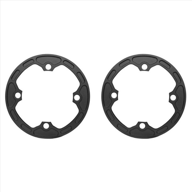 2X Cubierta Protectora de Aleación de Aluminio, Protector de Bicicleta, Guía de Cadena BCD104, Apto para Bicicleta FR AM de 30 Velocidades, 32T-36T