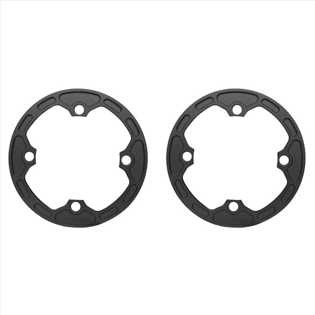 2X Cubierta Protectora de Aleación de Aluminio, Protector de Bicicleta, Guía de Cadena BCD104, Apto para Bicicleta FR AM de 30 Velocidades, 32T-36T