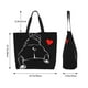 thumbnail image 5 of Fotbe Animal Bulldog Bolsa Tote Estética de Lona con Estampado para Mujer - Bolsa Reutilizable de Hombro Casual para Vacaciones, Compras, Trabajo y Gimnasio, 5 of 8