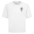 thumbnail image 2 of Men's Levelwear White Cleveland Guardians Signet Oversized Luxe Signature Knit T-Shirt, 2 of 3