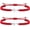 red A, variant on 2 Pieces Friendship Cross Bracelet Black String Rope Braided Bracelet Stainless Steel Handmade Lucky Matching Couple Strand Bracelets Kabbalah Protection Cross Religion Jewelry