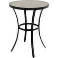 thumbnail image 7 of Grand Patio Counter Height Outdoor Round Bar Table with Ceramic Tile Top and Steel Frame, 27.95"(Dia) × 35.5''(H), Black, 7 of 7