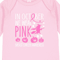 thumbnail image 4 of Inktastic In October We Wear Pink Halloween Breast Cancer Awareness Boys or Girls Long Sleeve Baby Bodysuit, 4 of 5