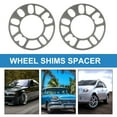 thumbnail image 2 of Howish Wheel Shims 4pcs 5mm Wheel Spacers Plate Frame for Car Wheel Accessories,Alloy aluminum(5.91"X5.91"X0.2"), 2 of 8