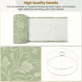 thumbnail image 4 of Lampshades 2 Pack Elegant Vintage Floral Soft Green jungle tropical 13"x13"x10" Light Shade for Table Lamps Floor Lamp Shades Lampshade Replacement Easy Assembly, 4 of 8
