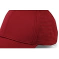 thumbnail image 5 of Daxton Air Cool Tech Hat Ventilated Micro Holes Structured High Profile Baseball Cap, Red, 5 of 7
