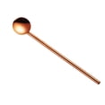 thumbnail image 1 of Shisuyan Rose Gold Stainless Steel Spoon Straw Office Use 1Set 7.6 x 2.4 x 0.4In, 1 of 9