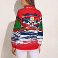 thumbnail image 2 of Dominican Republic Long Sleeve Blouse Woman Streetwear Casual Shirts Summer Oversize Woman Streetwear Clothing Birthday Present, 2 of 7