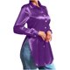 thumbnail image 1 of Usted Es Más Que una Prueba de Puntuación de la Camisa de las Mujeres Casual Suelto Sólido Cuello de Giro Asimétrico Doblado Manga Larga Satén Botón Superior, 1 of 8