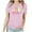 Pink, variant on VBTAPA Novelty Graphic Tees for Women Happy Easter Bunny Print T-Shirt Cute Leopard Rabbit Tee Tops Lightning Sales of The Day Pink L