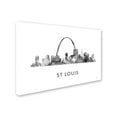 thumbnail image 3 of Trademark Fine Art 'St Louis Missouri Skyline WB-BW' Canvas Art by Marlene Watson, 3 of 4