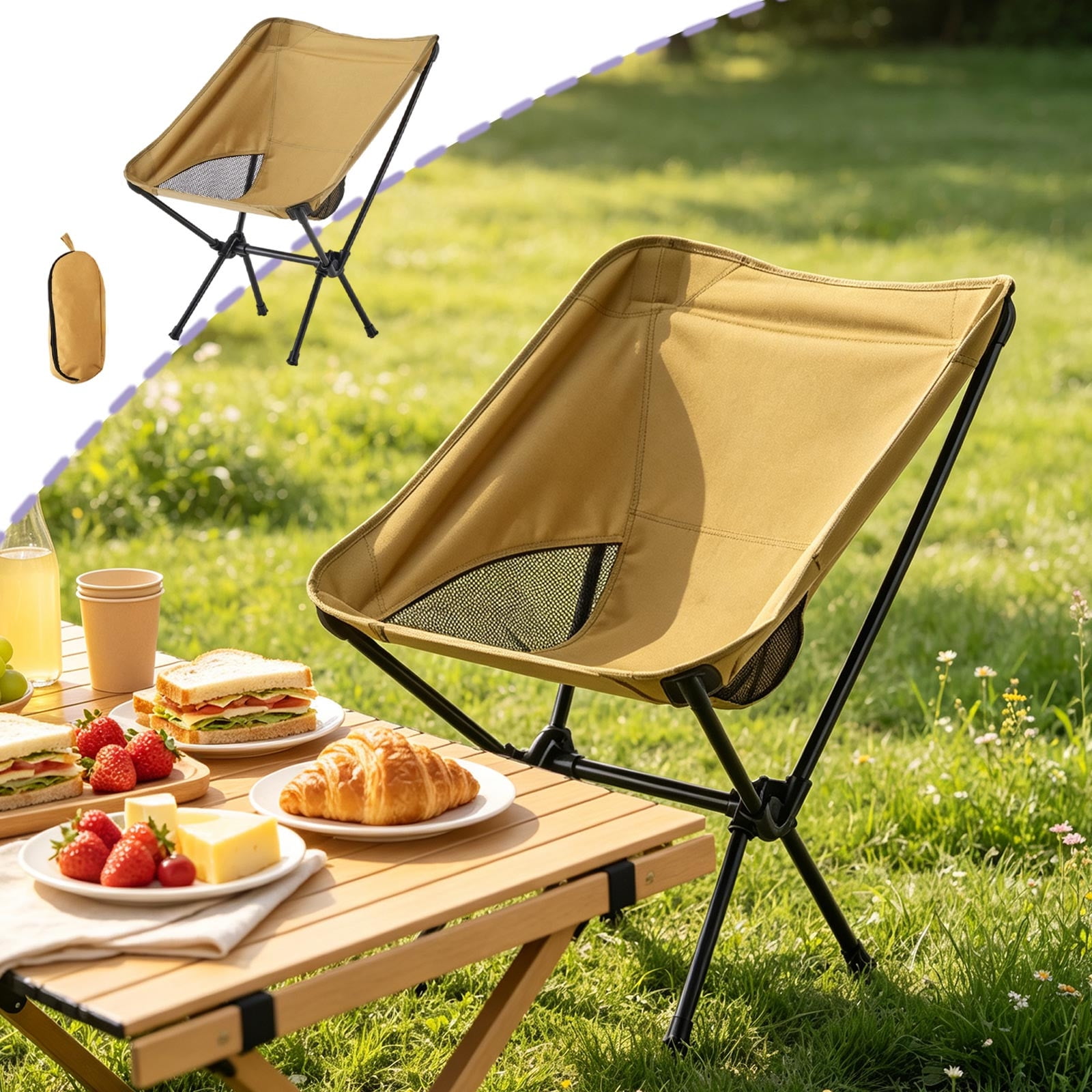 portable folding camping chair lightweight product