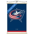 thumbnail image 3 of NHL Columbus Blue Jackets - Logo 21 Wall Poster with Wooden Magnetic Frame, 22.375" x 34", 3 of 6