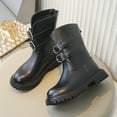 thumbnail image 6 of CAICJ98 Knee High Riding Boots for Girls Fashion Winter Boots Zipper Tall Girls' Boots (Toddler/Little Kid/Big Kid),12.5, 6 of 9