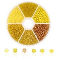 thumbnail image 3 of Small Beads Handmade DIY 7800PCS Solid Color Bracelet Making Beads Pony Beads, 3 of 10