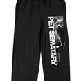 thumbnail image 2 of Pet Sematary Sometimes Dead Is Better Men's Black Sleep Pants-XXL, 2 of 7