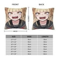 thumbnail image 3 of Himiko Toga Throw Pillow Cover Decoration Pillow Case Cushion for Home Sofa Couch 20"x20", 3 of 7