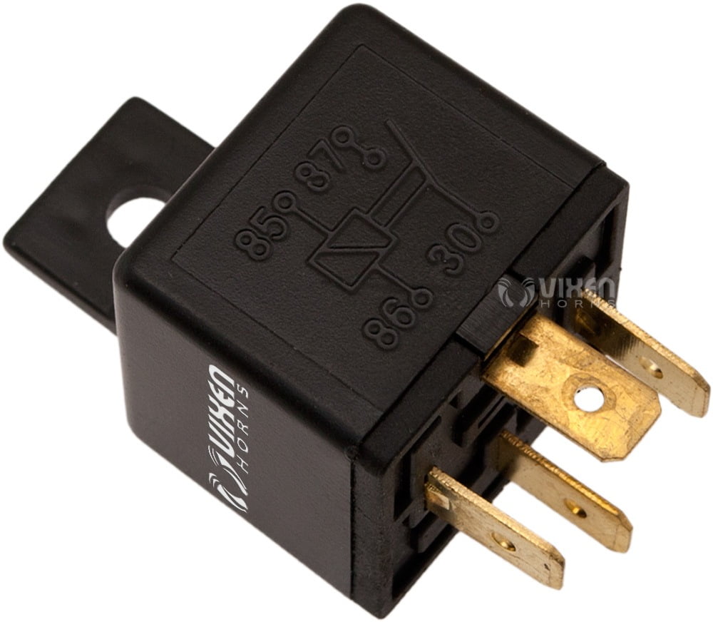 Vixen Horns 4-PIN Relay 40A/12V for Horns/Compressors/Alarms/Fog Light VXA7449