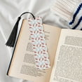 thumbnail image 4 of Kdxio Koi Fish Corals,Spring Summer Print Metal Tassel Bookmarks,Perfect Gift for Art Lovers and Bookworms Metal Bookmarks for Women, 4 of 8