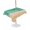 Green, variant on Outdoor Tablecloth with Umbrella Hole for Patio/Picnic/Party/Camping, Purple Coastal Beach Waterproof Table Cloth Rectangle Table Cover Washable, Summer Nautical Ocean Beige Seaside (60"x 102")