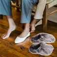 thumbnail image 4 of Moluckfu 1Par Zapatillas De Casa Plush Con De Para Y Mujer, 4 of 6