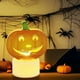 thumbnail image 5 of Fiudx Luces de Calabaza de Halloween, Diseño Led de Bajo Consumo, Seguras y Sin Fuego, Decoración para Interiores y Exteriores, Ideal para Fiestas En El Patio, Luz Blanca Cálida, 4 X 6 X 9 Cm, Incluy, 5 of 6