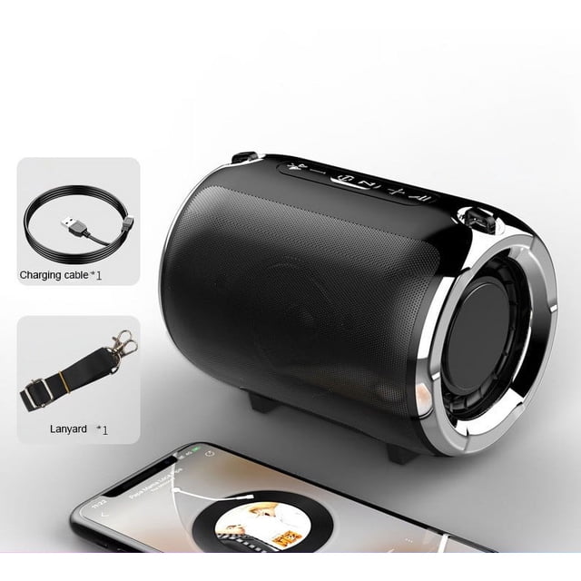 NARABB New Dual Speaker Subwoofer Outdoor Portable Compact Mini Audio System