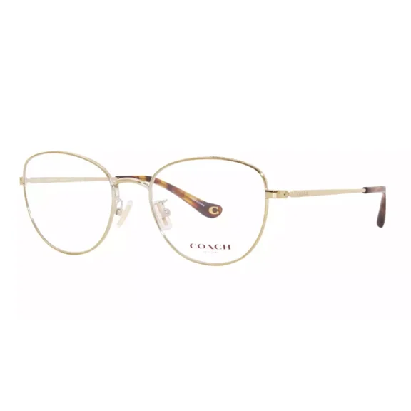 COACH HC 5137 9005 Shiny Light Gold Optical Eyeglasses NWT HC5135 53MM