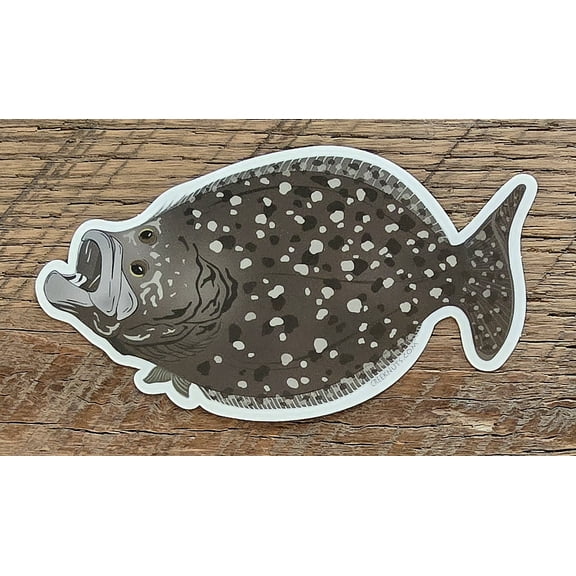 Flounder Sticker Decal