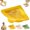 Yellow, variant on Magnetic Drainage & Filter Basket,Foldable Punch-Free Triangular Storage Sink Corner Rack Strainer Twist-Open Bottom,for Kitchen Twist-Open Food Waste and Washing Fruits & Vegetables