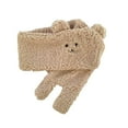 thumbnail image 6 of hengtong 5xSoft Acrylic Scarf Winter Warm Bear Ear Keep Warm for Women Men Skiing Khaki, 6 of 9