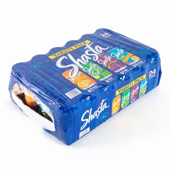 Shasta Variety Pack - 24/12 Fluid Ounce cans