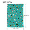 thumbnail image 3 of Rateoe Sushi (3) Pattern Passport Holder Wallet Leather Mulit-purpose Travel Wallet Credit Cards Case ,Passport Cover for Women Men-6.5 in, 3 of 5