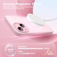 thumbnail image 2 of Funda magnética GolbinBox para iPhone 15 de 6.1 pulgadas, rosa tiza, 2 of 7