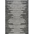thumbnail image 3 of JONATHAN Y SANTA MONICA 8 x 10 Area Rug, Zolak Berber Stripe Geometric - Black/Ivory, SMB124E-8, 3 of 11