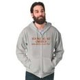 thumbnail image 5 of Scary Without A Costume Halloween Zip Up Hoodie Men's Women's Brisco Brands M, 5 of 6