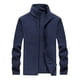 thumbnail image 1 of Chaqueta Athleisure para hombre, forro polar con cremallera, bolsillo, cuello levantado, Tops, chaqueta térmica Pompotops  oipoqjl37859, 1 of 6