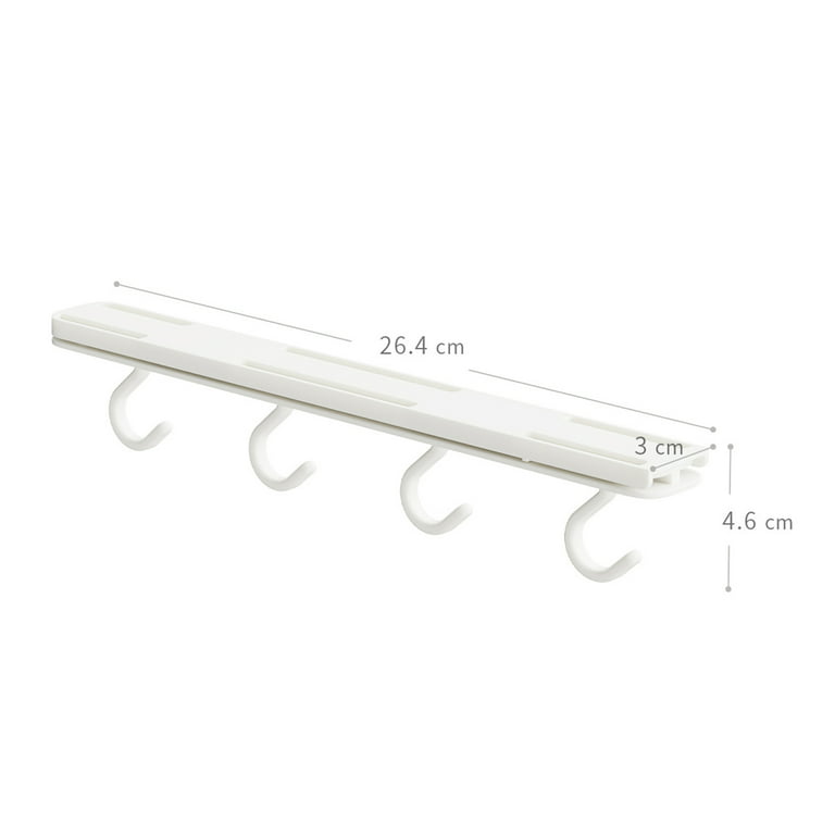 Invero 12 Pack of Small White Self-Adhesive Plastic Hooks - Ideal for All  Kitchen, Hallway or Bedroom Doors Walls for Hanging Robes, Coats, Towels,  Keys, Jewellery and More : : DIY 
