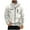 #060-White, variant on Donemore Men's Thermal Fleece-Lined Stand Collar Jacket with Zippered Pockets, Solid Color Casual Winter Outerwear Long Sleeve Coat